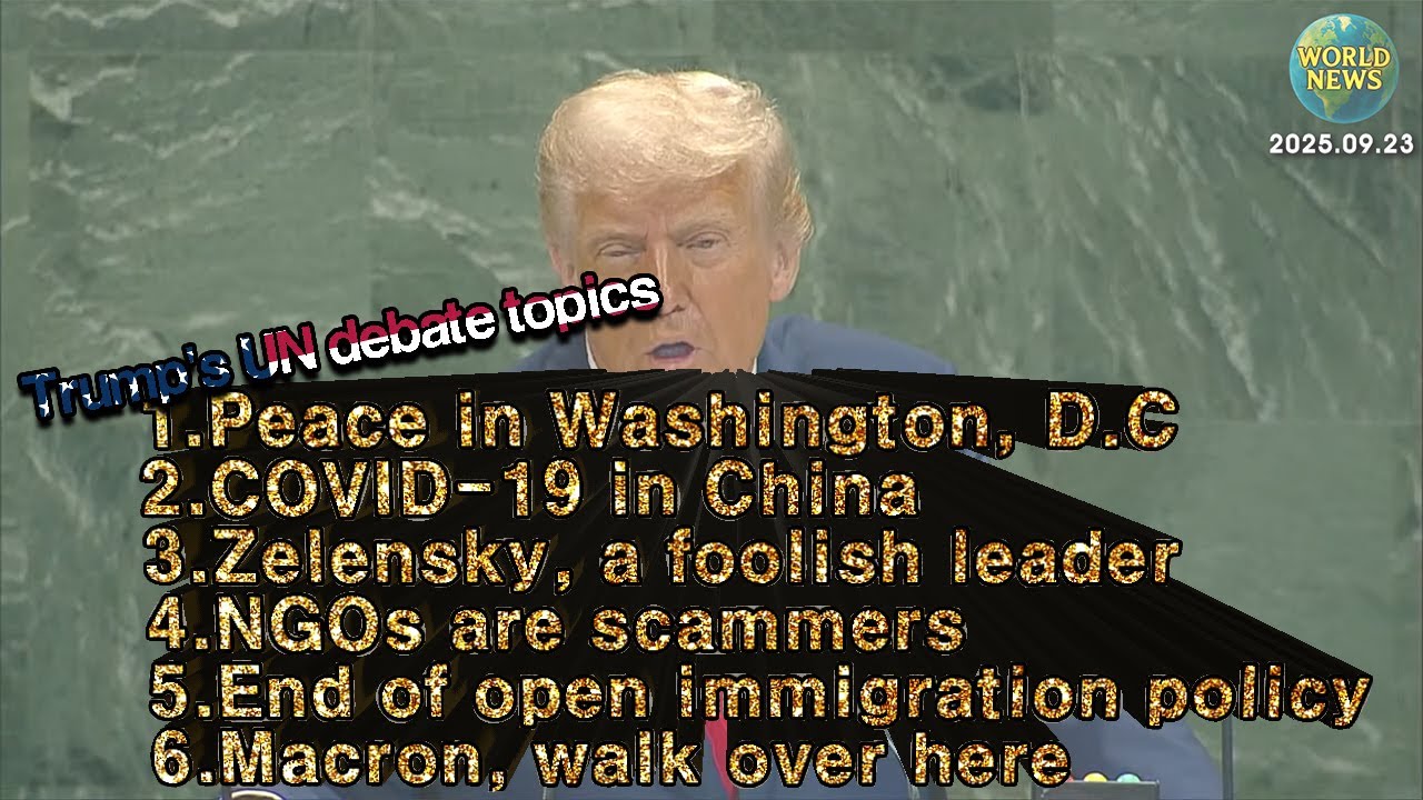 Trump UN speechTrump General AssemblyTrump UN addressTrump attacks UNTrump migration UN