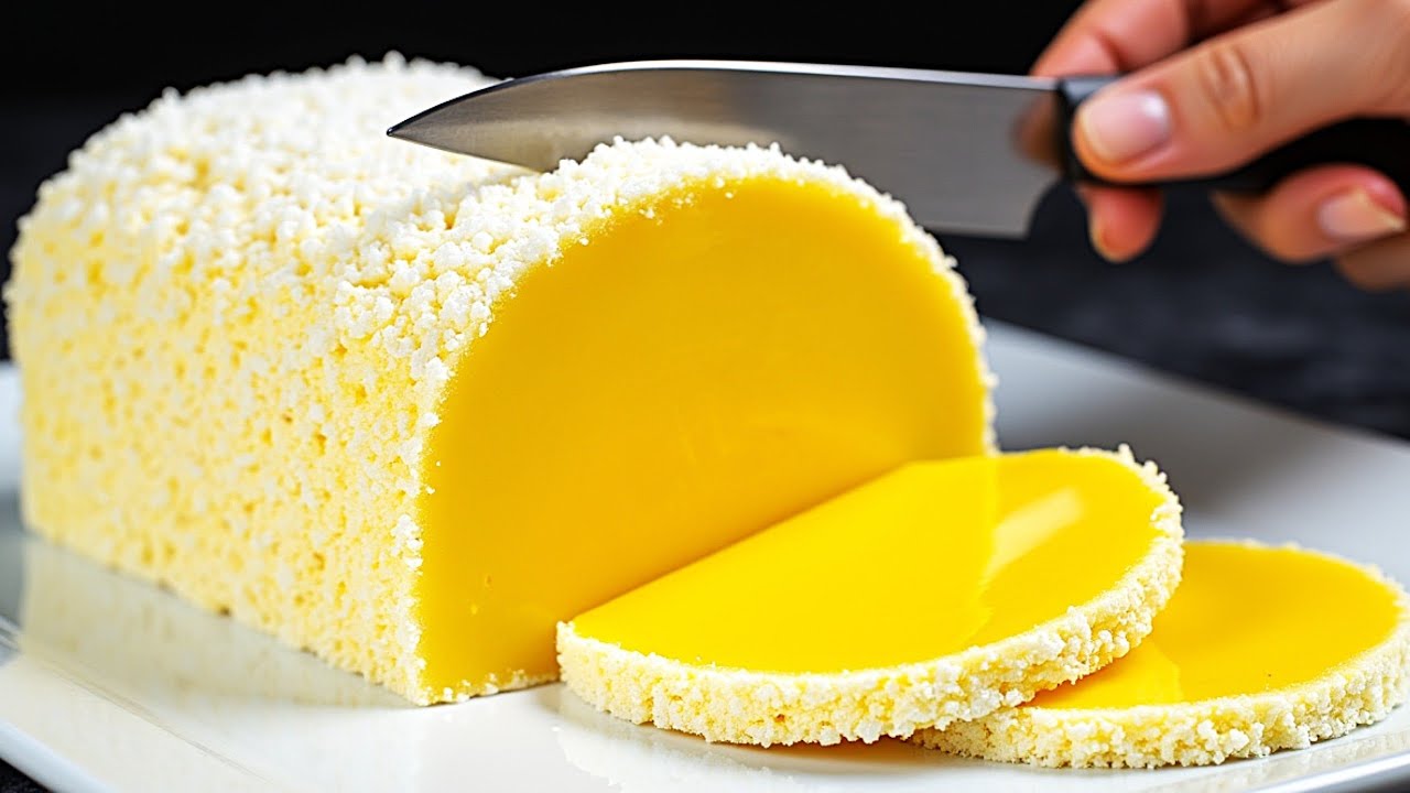 Nur Milch, Orange und Banane! Blitzschnelles Dessert in 5 Minuten! Kein Backofen, keine Gelatine!