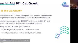 Bric + Get Schooled Webinar Part 3: How to Complete the FAFSA and Cal Grant