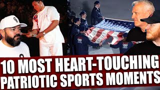 Top 10 Most Patriotic Moments in Sports History REACTION!! | OFFICE BLOKES REACT!!