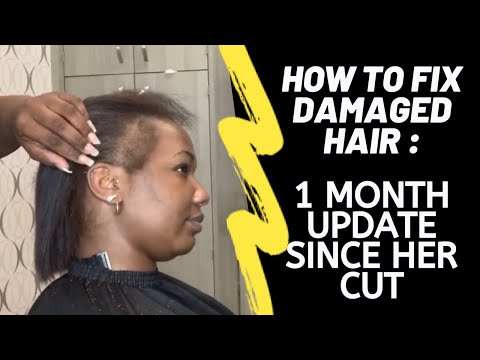 How to fix damaged hair ep 21 update since custom corrective cut