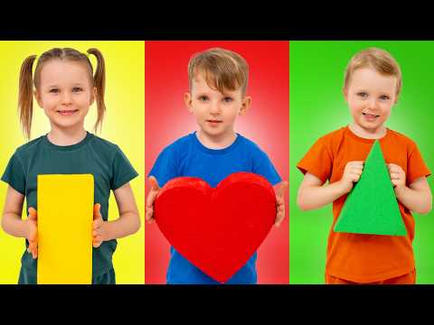 Five Kids Find Missing Shapes in a Fun House Adventure