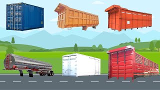 Jenis jenis karoseri truck container truck dump truck tangker truck box truck mixer truck