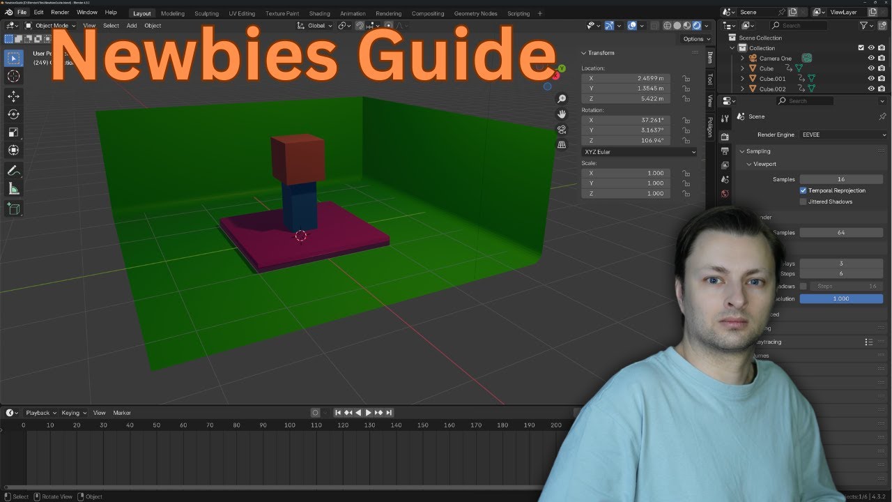 A Newbies Guide To The Basics Of Blender 3D