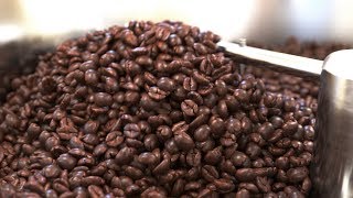 tyFlow test - Coffee Bean Roasting machine V3 Profile