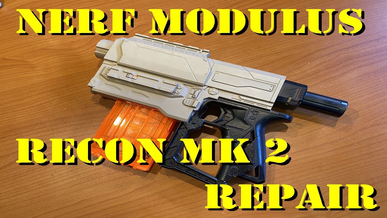 Repairing a Nerf Modulus Recon MK2 - YouTube