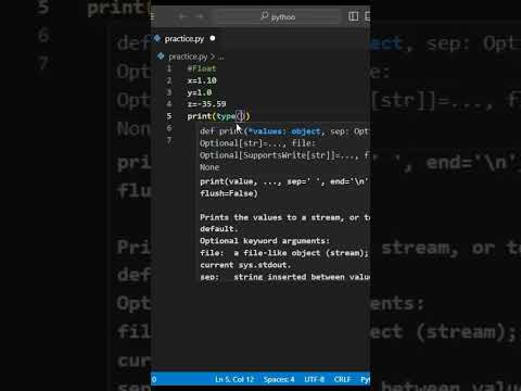 Float #python #pythonprogramming