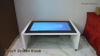Capacitive Touch Screen Kiosk Table 500nit USB / RJ45 Waterproof