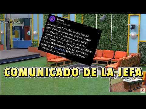 COMUNICADO URGENTE DE LA JEFA PARA LA SALVACION Y LA PARTIDA DE FABIO A GRAN HERMANO EN LCDLF6