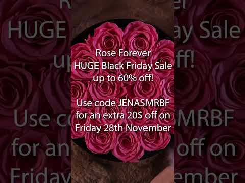 ASMR Rose Forever Black Friday Sale (🎧) #roseforever #asmr #roses #giftideas