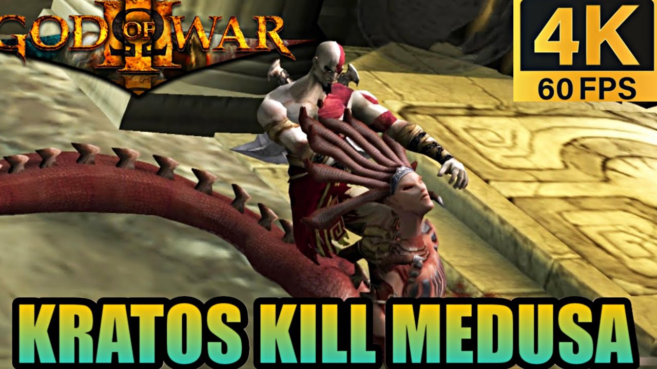 Kratos kill Medusa | god of war 1 | ( 4k 60fps gameplay ) part#3 - YouTube
