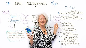 7 Issue Management Tips - Project Management Training