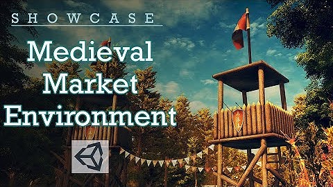 Medieval Market Scene - Unity 3D Medieval Environment