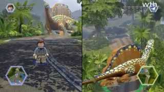 Lego Jurassic World weird glitches, eastereggs & more !