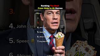 Th best from 144p to 4k memes