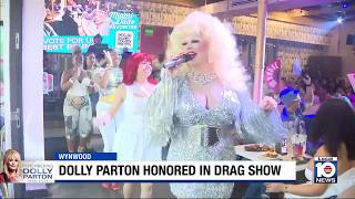 Drag show pays tribute to Dolly Parton in Wynwood