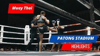 Milana Bjelogrlic Muay Thai fight Patong stadium Thailand 4K