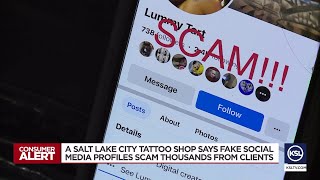 Salt Lake City tattoo shop warns of impersonator social media profiles and scams