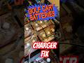 Quick fix for trickle charger clamps: Golf Cart Battery Hack!