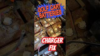 Quick fix for trickle charger clamps: Golf Cart Battery Hack!