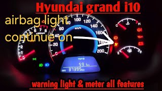 Hyundai i10 grand Airbag light continue on codeB136100 pretensioner Front-Driver Resistance too High