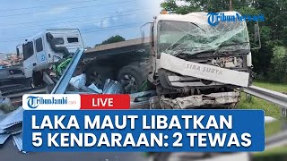 🔴Kecelakaan Beruntun di Tol Gayamsari Semarang Melibatkan 5 Kendaraan, 2 Orang Tewas di TKP