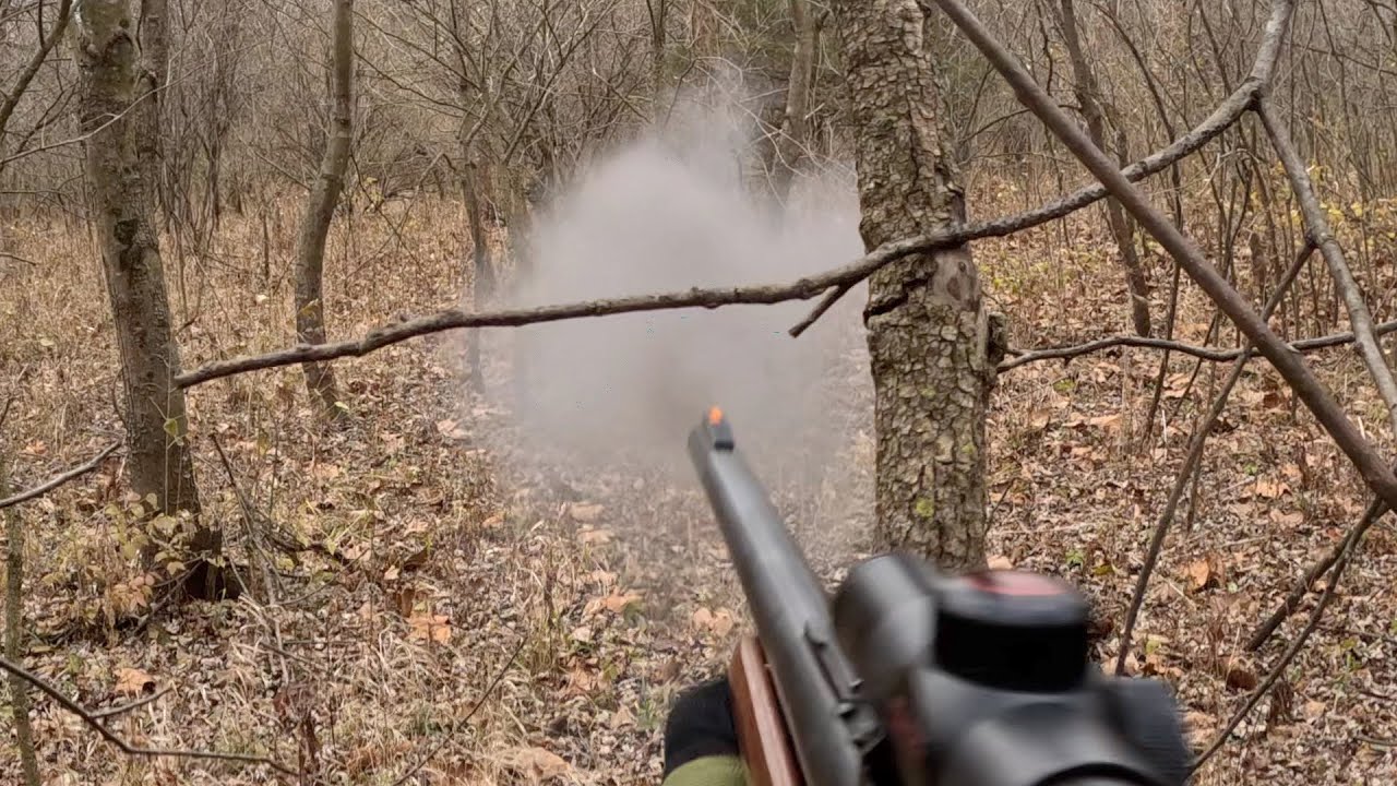 Gun Season : Ithaca super single 12 gauge : Still hunting deer with a shotgun : NO BLOOD