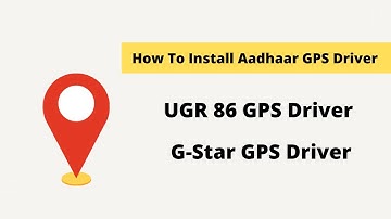 CSC Aadhaar GPS Driver Installation  | How To Install G star GPS Driver @chalosikheee