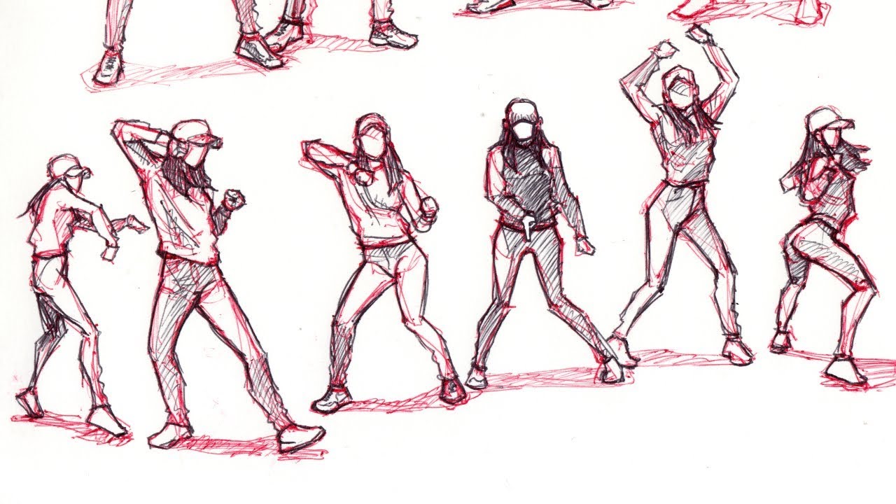 Drawing Mina Myoung Choreography (Day 1136) YouTube