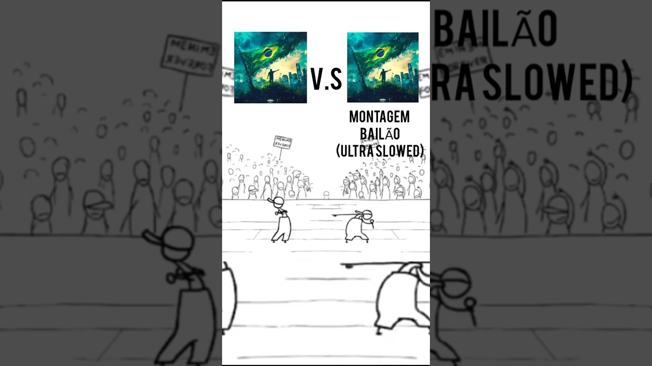 MONTAGEM BAILÃO (ULTRA SLOWD) 🆚 MONTAGEM BAILÃO (Sped Up) 