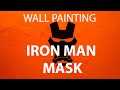 WALL PAINTING IRON MAN FACE BY PRANAY SARKAR