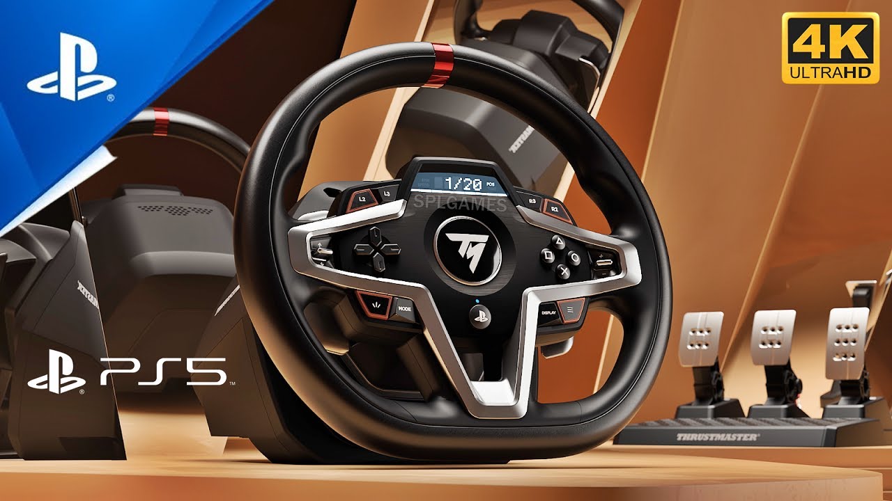 The steering wheel your PS5 deserves! | THRUSTMASTER T-248P - YouTube