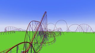 Extremely Long Hyper Strata Coaster | Ultimate Coaster 2