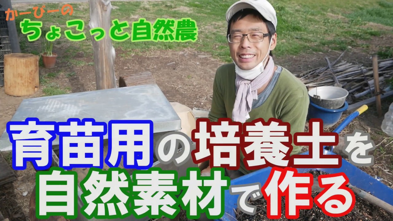 畑の土と籾殻で種蒔き 育苗用培養土を作る 火の扱いについて 土作り 年3月3日 Youtube