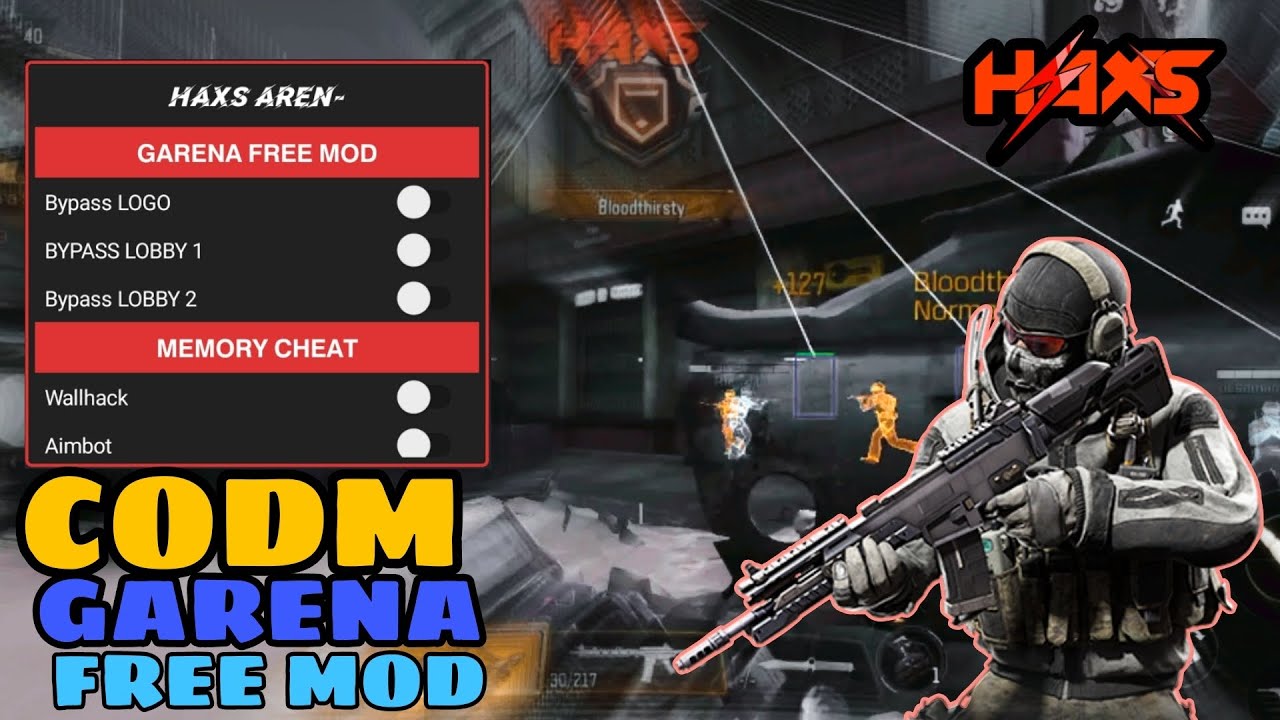 Call of Duty Mobile Garena Mod Menu v5 COD MOBILE Garena Mod Main