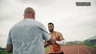Meet Emmanuel: St. Jude patient has hopes for NFL after losing eye to cancer