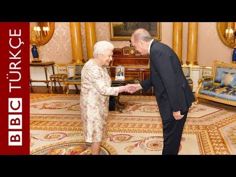 Cumhurbaşkanı Erdoğan İngiltere Kraliçesi 2. Elizabeth'i ziyaret etti