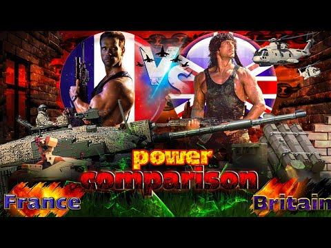 UK vs France Military Power Comparison 2024 | France vs UK military power | battle of world armies