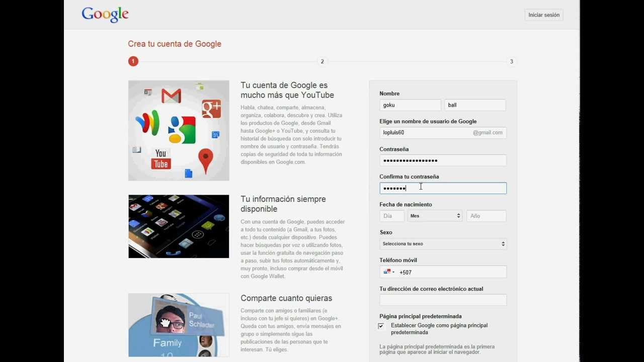 como crear una cuenta de youtube - YouTube