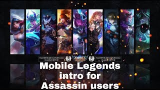 Mobile Legends intro for loading screen | For Assassin Users | Part 1