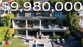 Inside this $9,980,000 MODERN MANSION in West Vancouver- EV Exclusive