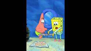 SpongeBob got beaten up by Gary #funny #spongebob #spongebobsquarepants #cartoon #patrick #squidward