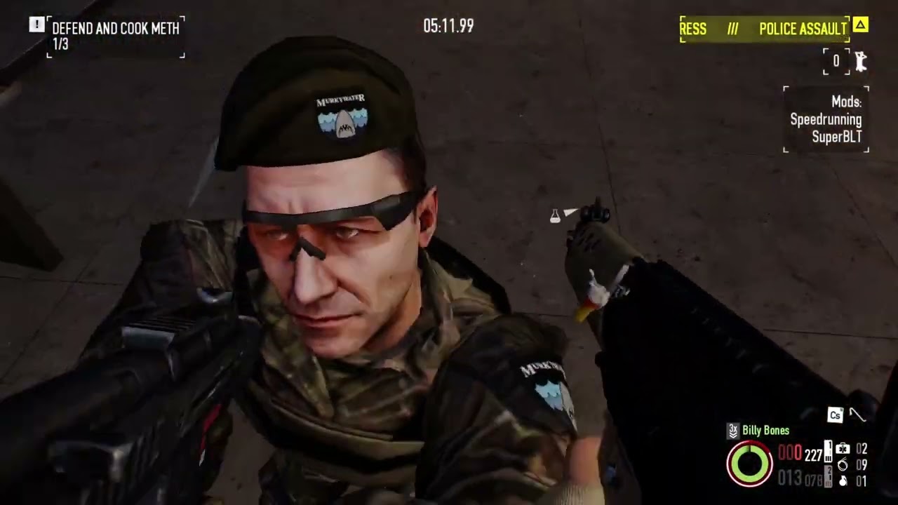 Payday 2 Speedrun Border Crystals Solo Botless Glitchless 