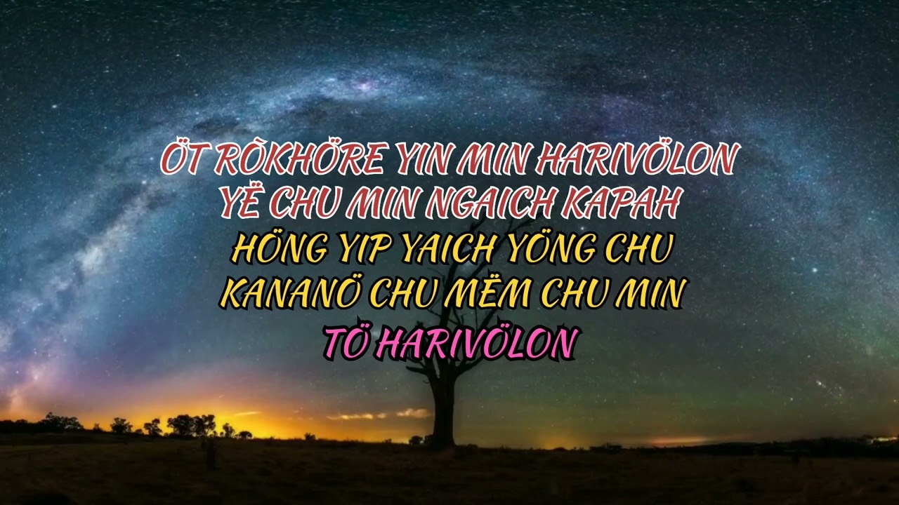 Nicobaries songs. Yë chu min ngaich kapah ❤️❤️❤️