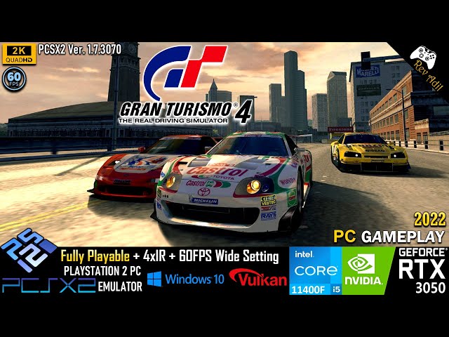 Best settings for Gran Turismo 4 (PS2) PCSX2 Low-End PC - Tunnelgist