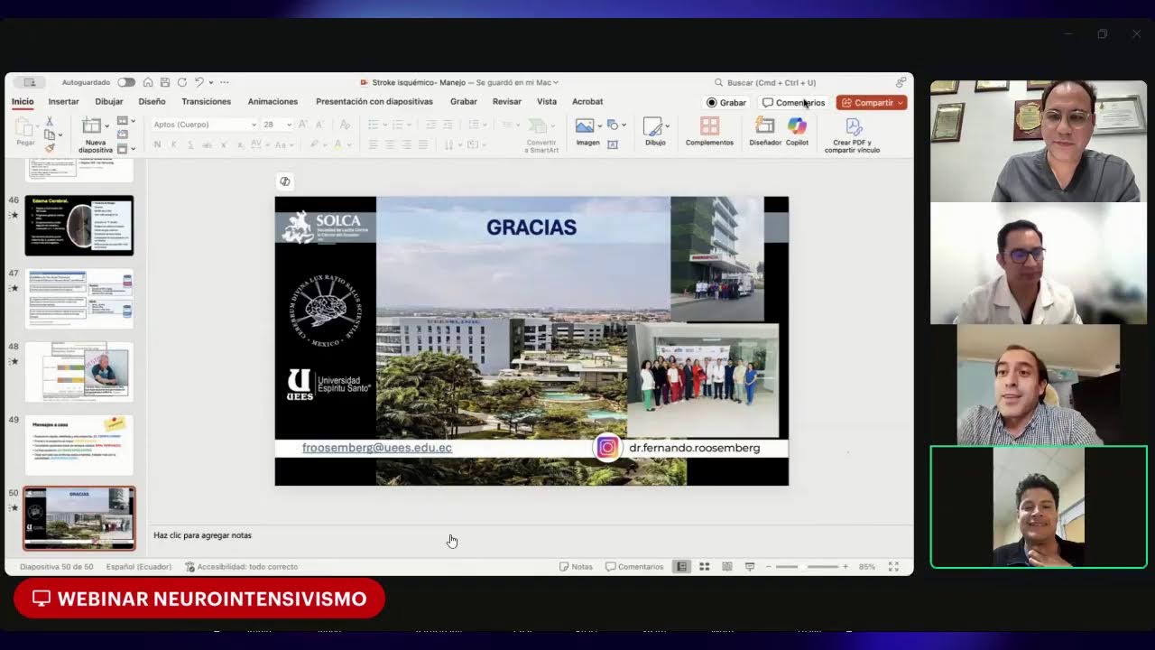 WEBINAR: ATENCION INTEGRAL DEL STROKE