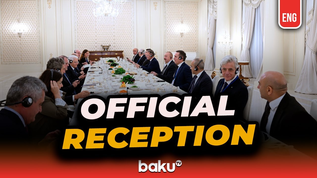 Official Reception Held in Honour of Italian President Sergio Mattarella