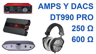Amplificadores y DACs para los DT990 PRO 250 Ohm, 600 Ohm  #14 (DT880 PRO, DT770 PRO...)