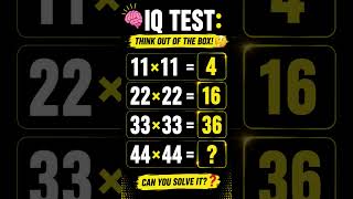 95% Failed To Find The Logic! 🧠 | Math IQ Test #shorts #puzzle