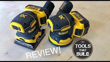 Review of Dewalt Cordless Orbital and Sheet Sander